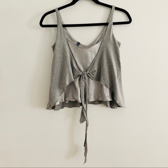 Josh Goot Gray + Silver Tank, XS - Picture 1 of 6